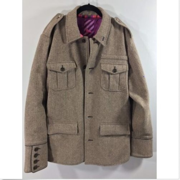 Modern Amusement Other - Modern Amusement Coat 100% Wool Herringbon Large